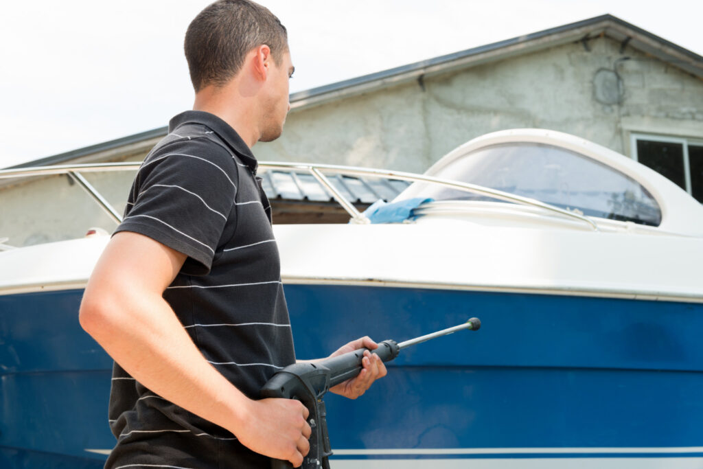 boat cleaning